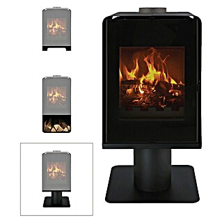 Livn Onderstel, frame Houtkachel Modula: pilaar (Zwart, l x b x h: 40,7 x 45 x 30,5 cm, Pilaar)