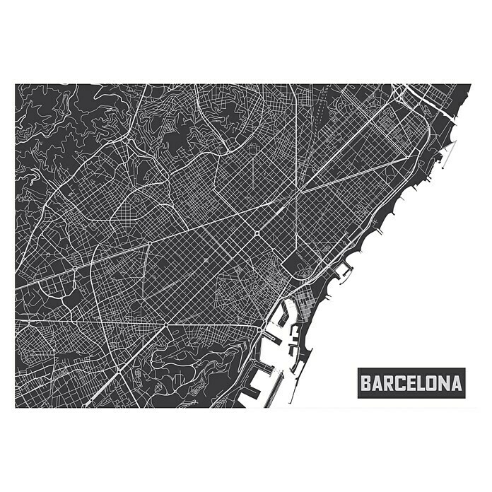 Fototapete Barcelona (368 x 254 cm, Vlies)