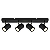 Globo James Regleta (25 W, L x An x Al: 53 x 6 x 14,5 cm, Negro, GU10, Número de bombillas: 4 ud.) | BAUHAUS