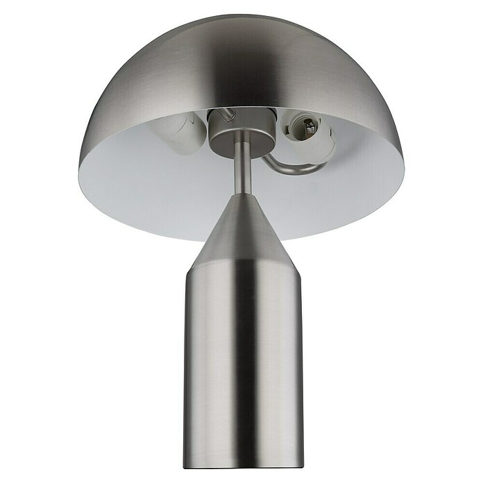 Globo Lámpara de sobremesa redonda Atoma (40 W, Ø x Al: 30 x 39 cm, Plata) | BAUHAUS