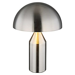 Globo Lámpara de sobremesa redonda Atoma (40 W, Ø x Al: 30 x 39 cm, Plata)