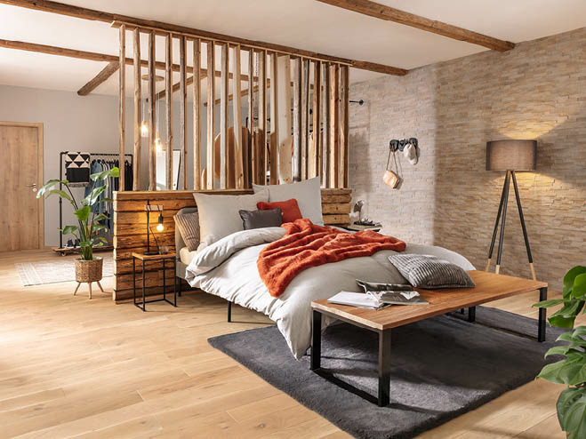 Schlafzimmer im Urban Rustic Stil