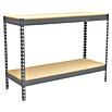 Simonrack Simonwork Banco de trabajo Basic 2 (L x An: 90 x 120 cm, Altura de trabajo: 90 cm, Carga soportada: 1.200 kg, Gris) | BAUHAUS