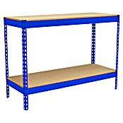 Simonrack Simonwork Werkbank Basic 2 (L x B x H: 75 x 150 x 90 cm, Traglast: 400 kg, Blau) | BAUHAUS