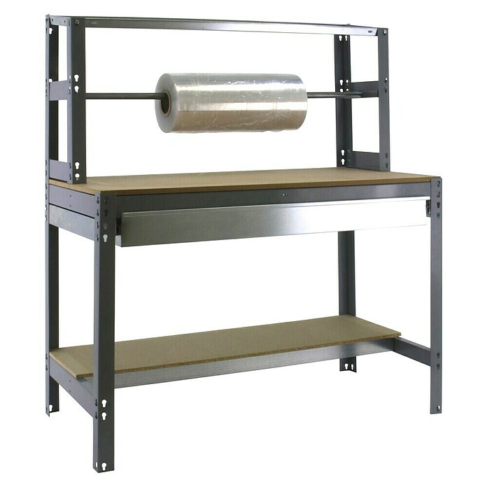 Simonrack Simonwork Werkbank (L x H: 76 x 144,5 cm, Breite: 91 cm, Traglast: 400 kg, Grau)