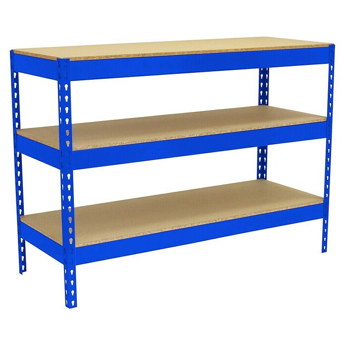 Simonrack Simonwork Werkbank Basic 3 (L x B x H: 75 x 120 x 90 cm, Traglast: 400 kg, Blau) | BAUHAUS