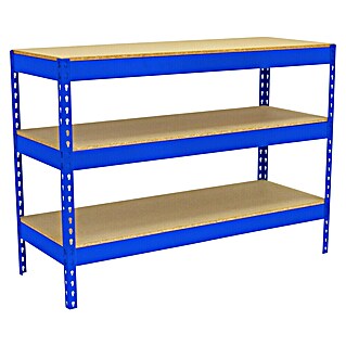 Simonrack Simonwork Werkbank Basic 3 (L x B x H: 90 x 120 x 90 cm, Traglast: 400 kg, Blau)