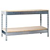 Simonrack Simonwork Banco de trabajo Basic 2 (L x An: 45 x 180 cm, Altura de trabajo: 90 cm, Carga soportada: 400 kg, Galvanizado) | BAUHAUS
