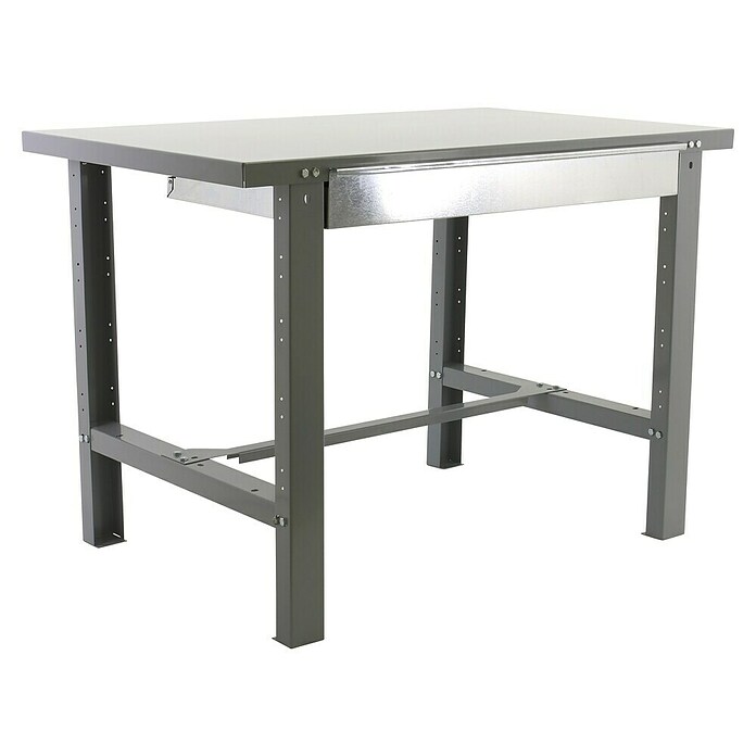 Simonrack Simonwork Werkbank (L x H: 73 x 83 cm, Breite: 120 cm, Traglast: 800 kg, Grau)