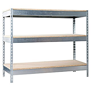 Simonrack Simonwork Werkbank Basic 3 (L x B x H: 90 x 120 x 90 cm, Traglast: 400 kg, Silber)