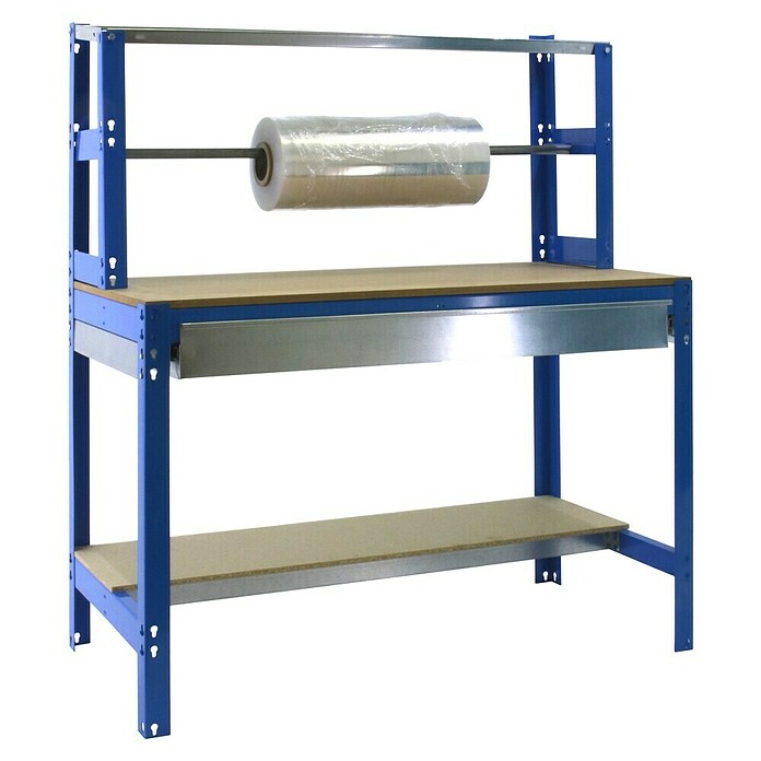 Simonrack Simonwork Werkbank (L x H: 76 x 144,5 cm, Breite: 91 cm, Traglast: 400 kg, Blau)