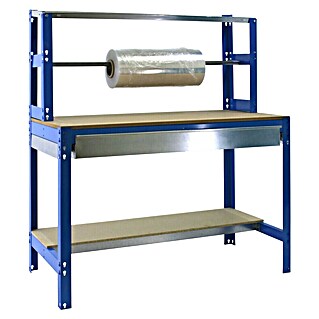 Simonrack Simonwork Werkbank BT4 Box 900 (L x B x H: 76 x 91 x 144,5 cm, Blau, Traglast: 675 kg)