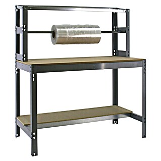 Simonrack Simonwork Werkbank BT4 1200 (L x B x H: 76 x 121 x 144,5 cm, Grau, Traglast: 875 kg)