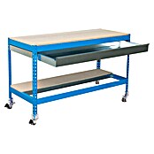 Simonrack Simonwork Werkbank (L x H: 76 x 95 cm, Breite: 120 cm, Traglast: 280 kg, Blau)
