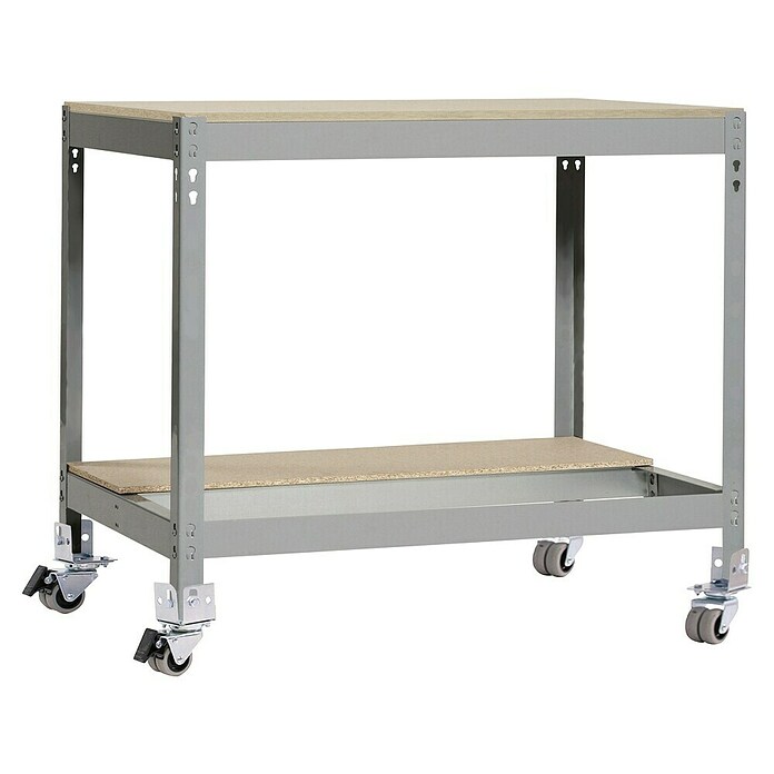Simonrack Simonwork Werkbank (L x H: 76 x 95 cm, Breite: 90 cm, Traglast: 280 kg, Grau)