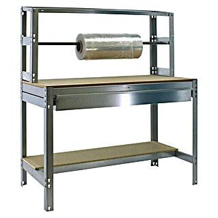 Simonrack Simonwork Werkbank BT4 Box 900 (L x B x H: 76 x 91 x 144,5 cm, Silber, Traglast: 675 kg)