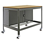 Simonrack Simonwork Werkbank MOBILE BT0 CABINET (L x B: 61 x 91 cm, Arbeitshöhe: 91,7 cm, Belastbarkeit: 120 kg, Grau) | BAUHAUS