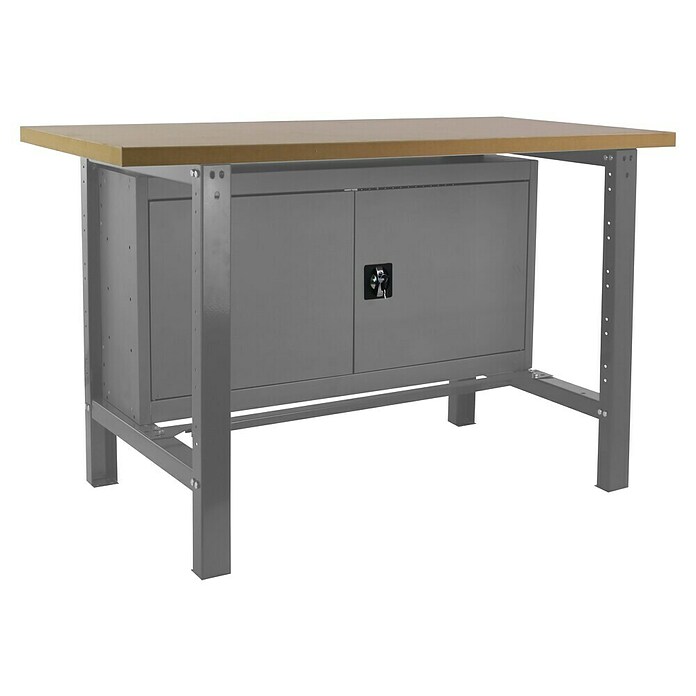 Simonrack Simonwork Werkbank (L x H: 76 x 86,5 cm, Breite: 120 cm, Traglast: 800 kg, Grau)