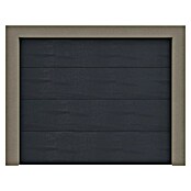Solid Elements Garagentor (B x H: 2.500 x 2.125 mm, Anthrazitgrau/Weiß, Woodgrain)