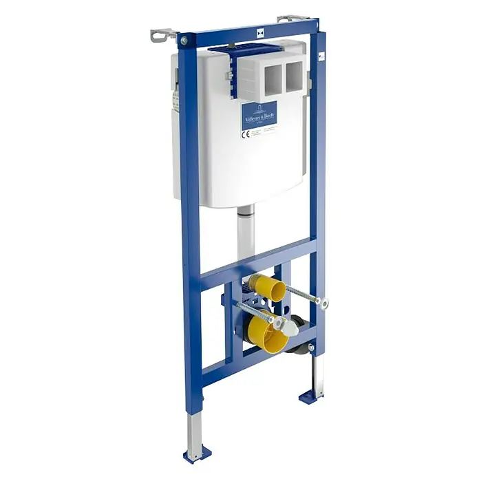 Villeroy & Boch WC-Vorwandelement ViConnect - 2-Mengen-Spülung, 13,5 x 52,5 x 112 cm - Villeroy & Boch Vorwandelement für Wand-WC, ein robustes und zuverlässiges Installationssystem für moderne Badezimmer.
