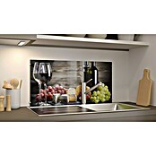 CUCINE Küchenrückwand (Bunch of Grapes, 80 x 40 cm, Stärke: 6 mm, Einscheibensicherheitsglas (ESG))