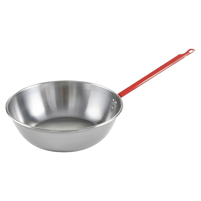 Pfanne (Durchmesser: 32 cm, Stahl, Poliert, mit Stiel) | BAUHAUS