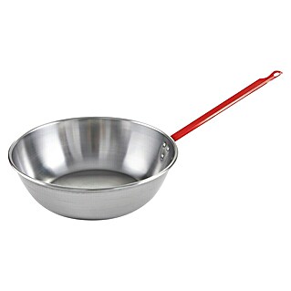 Pfanne (Durchmesser: 32 cm, Stahl, Poliert, mit Stiel)