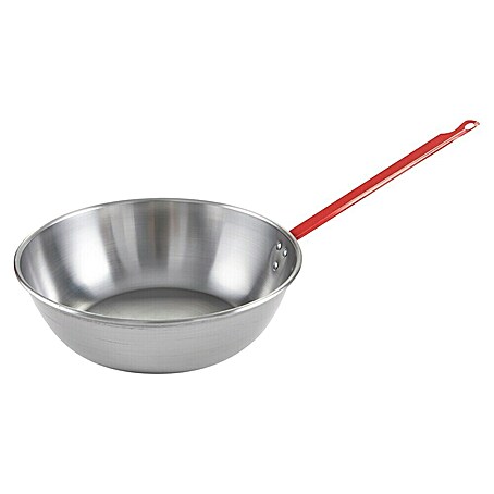 Pfanne (Durchmesser: 32 cm, Stahl, Poliert, mit Stiel)