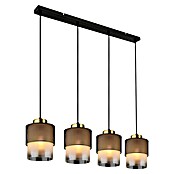 Globo Lámpara colgante Olga (60 W, L x An x Al: 91 x 16 x 120 cm, Negro, Negro) | BAUHAUS