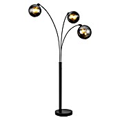 Globo Newcastle Lámpara de pie (60 W, Altura: 200 cm, Negro, Negro) | BAUHAUS