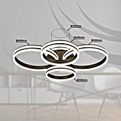 Globo Grouni LED stropna svjetiljka  (90 W, D x Š x V: 85 x 68,5 x 15 cm, Topla bijela) | BAUHAUS