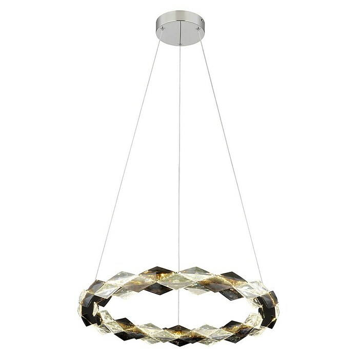 Globo Karilion LED viseća svjetiljka  (36 W, Ø x V: 55 x 130 cm, Srebrna) | BAUHAUS