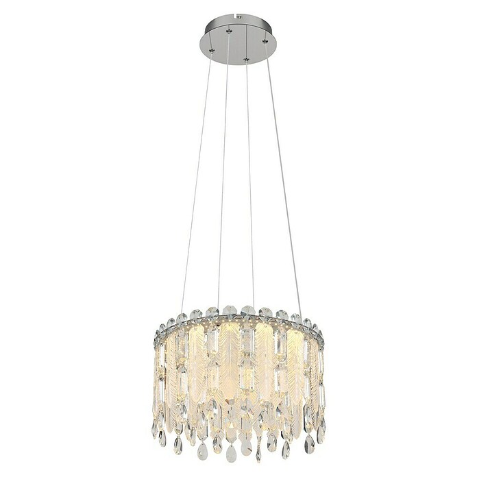 Globo Klunka LED viseća svjetiljka  (38 W, Ø x V: 40 x 120 cm, Srebrna) | BAUHAUS