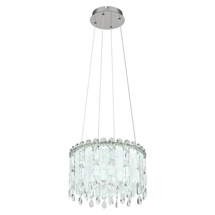 Globo Klunka LED viseća svjetiljka  (38 W, Ø x V: 40 x 120 cm, Srebrna) | BAUHAUS