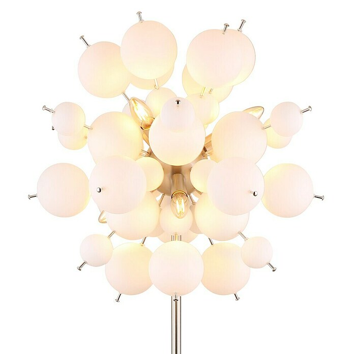 Globo Udo Stajaća svjetiljka  (25 W, Visina: 155 cm, Srebrna, Bijela) | BAUHAUS