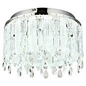Globo Klunka Okrugla stropna LED svjetiljka  (38 W, Ø x V: 40 x 26 cm, Srebrna, Topla bijela) | BAUHAUS