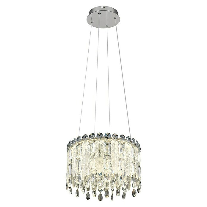 Globo Klunka LED viseća svjetiljka  (38 W, Ø x V: 40 x 120 cm, Srebrna) | BAUHAUS