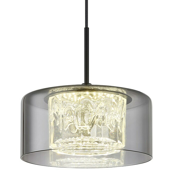 Globo LED viseća svjetiljka Fogsy  (6 W, Ø x V: 15 x 150 cm, Crna, Topla bijela) | BAUHAUS