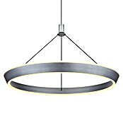 Globo Lámpara colgante LED redonda Ferra (40 W, Ø x Al: 50 x 180 cm, Plata, Blanco cálido) | BAUHAUS
