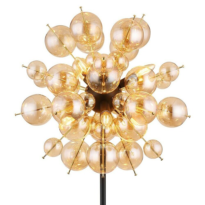 Globo Udo Stajaća svjetiljka  (25 W, Visina: 155 cm, Crna, Jantar) | BAUHAUS