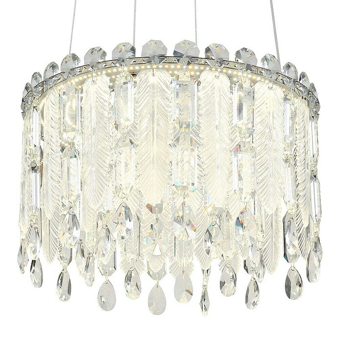 Globo Klunka LED viseća svjetiljka  (38 W, Ø x V: 40 x 120 cm, Srebrna) | BAUHAUS