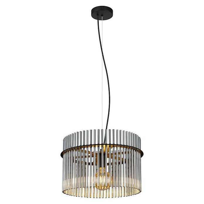 Globo Gorley LED viseća svjetiljka  (60 W, Ø x V: 40 x 150 cm, Crna) | BAUHAUS