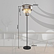 Globo Naxis Stajaća svjetiljka  (Visina: 160 cm, Crna) | BAUHAUS