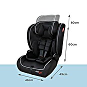 Carkids Autozitje Luca I-Size (Zwart / Wit, Passend bij: Lengte kind: 76 - 150 cm) | BAUHAUS