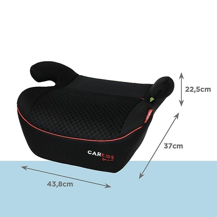 Carkids Autozitje Alex I-Size (Passend bij: Lengte kind: 125 - 150 cm, Zwart / Rood) | BAUHAUS