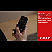 Focalpoint Chimenea eléctrica Sasanoa 40 (1.500 W, Negro, L x An x Al: 16,1 x 100,8 x 41,9 cm) | BAUHAUS