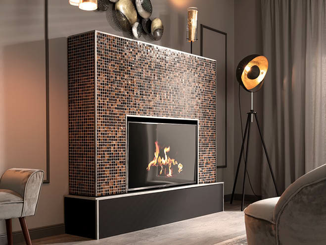 Kaminattrappe im Metropolitan Classic Stil