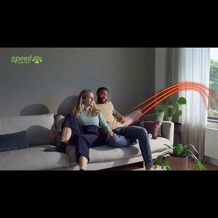 SpeedComfort Heizkörperventilator Duo-SetL x H: 34 x 2,5 cm, Weiß, 2 Stk. - Speedcomfort - Promo-Video