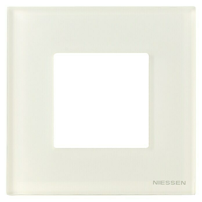Niessen Zenit Marco (Cristal blanco, x 1, Plástico, Montaje en la pared)
