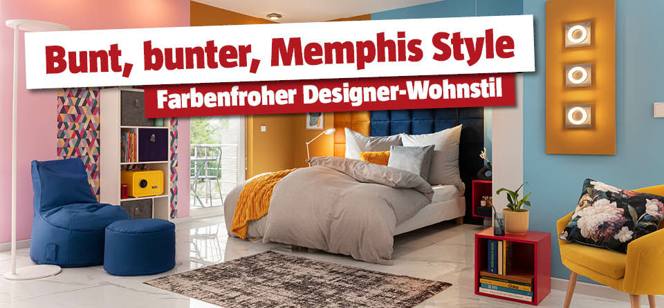 Memphis Style Einrichtung
